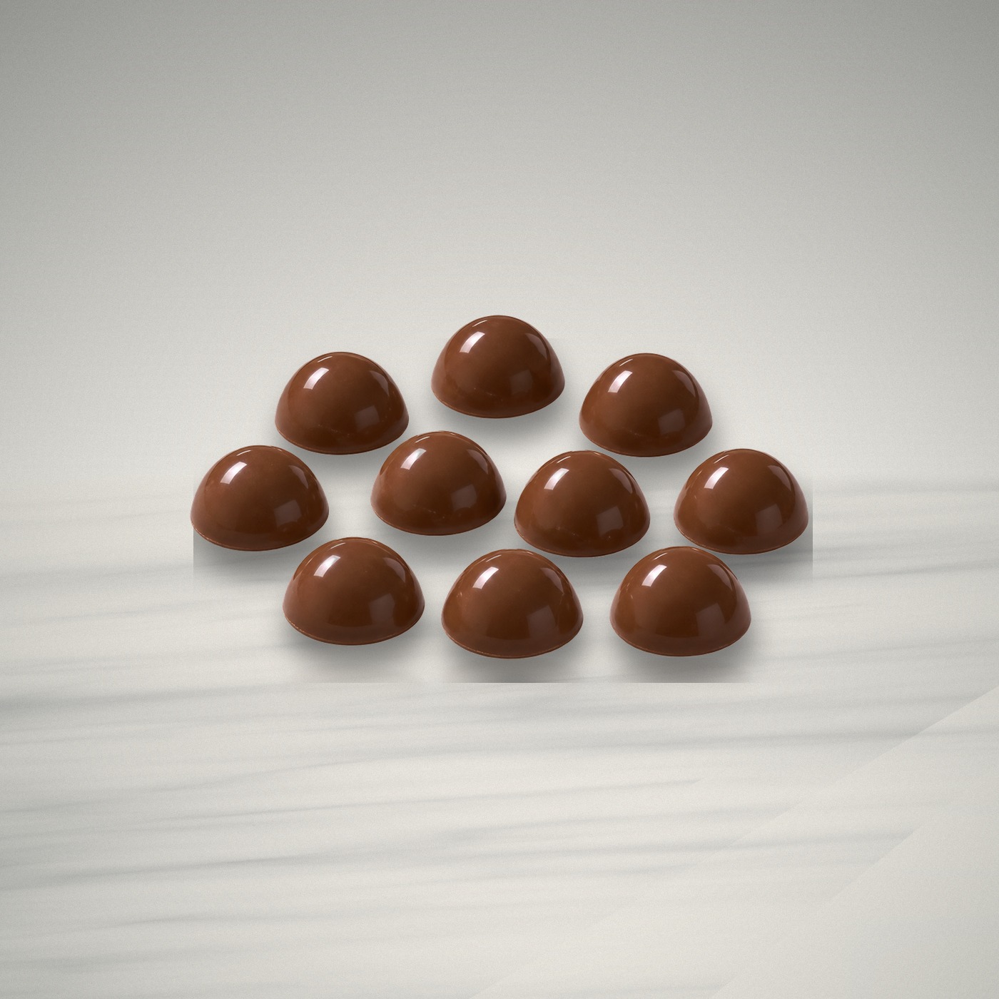 MICRO ZEN MILK — milk chocolate pieces, wider view